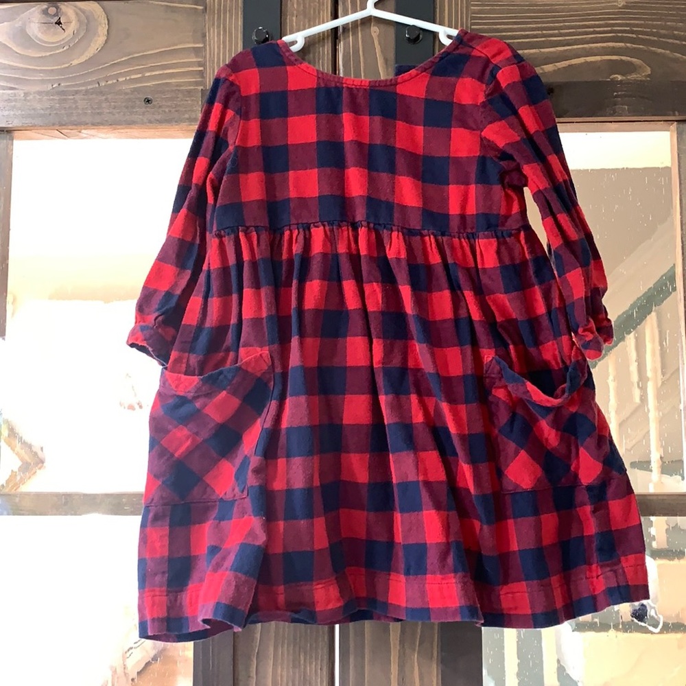 EUC Hanna Andersson flannel plaid dress